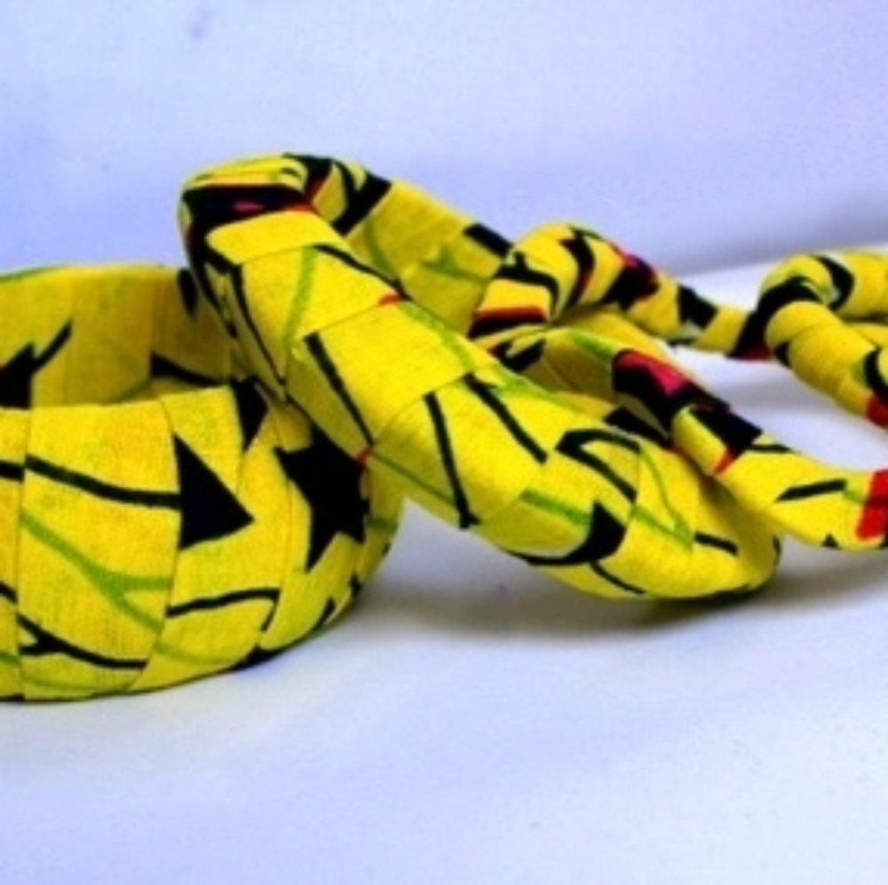 FABRIC BANGLES: SET OF 4